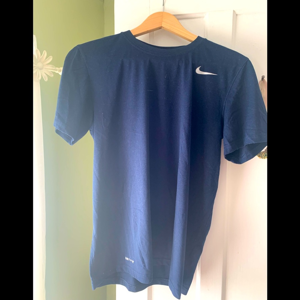 Nike dri fit navy T shirt